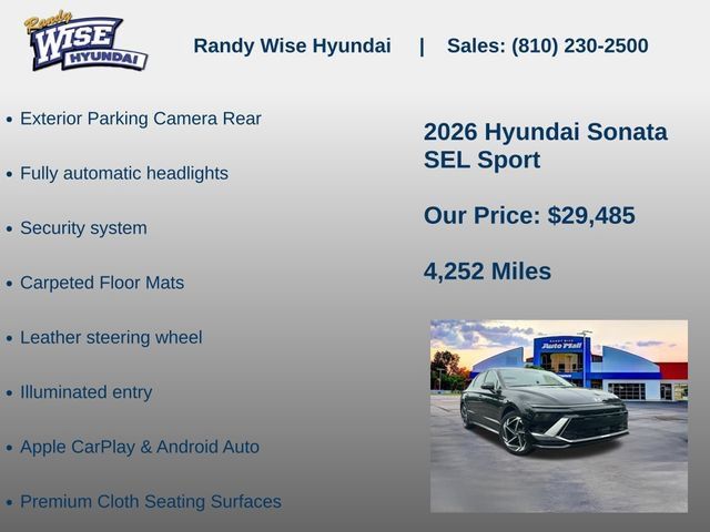 New 2026 Hyundai Sonata SEL FWD image 10