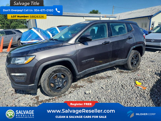 Used 2019 Jeep Compass Sport w/ Cold Weather Group AWD/4WD image 1