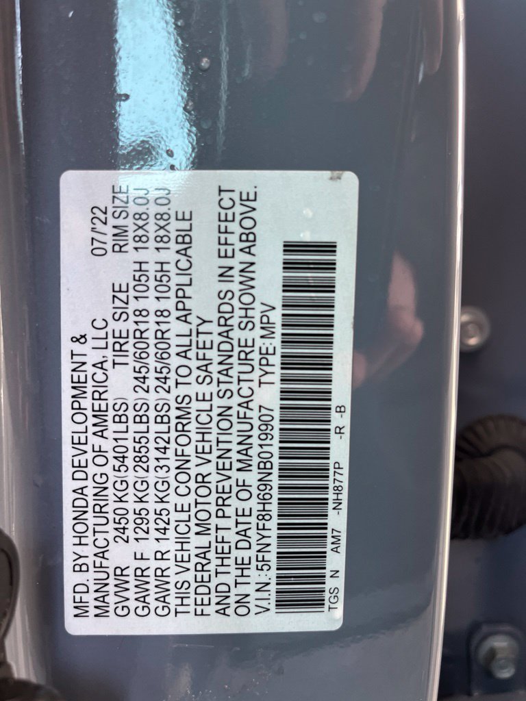 Certified 2022 Honda Passport TrailSport image 11