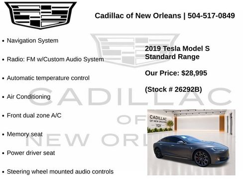 Used 2019 Tesla Model S Standard Range AWD/4WD image 7