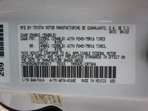 Used 2022 Toyota Tacoma SR RWD image 41