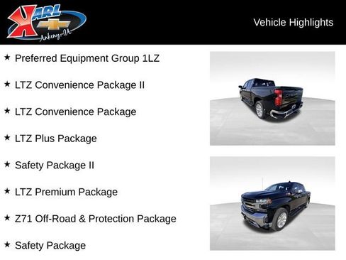 Used 2021 Chevrolet Silverado 1500 LTZ w/ LTZ Premium Package AWD/4WD image 2