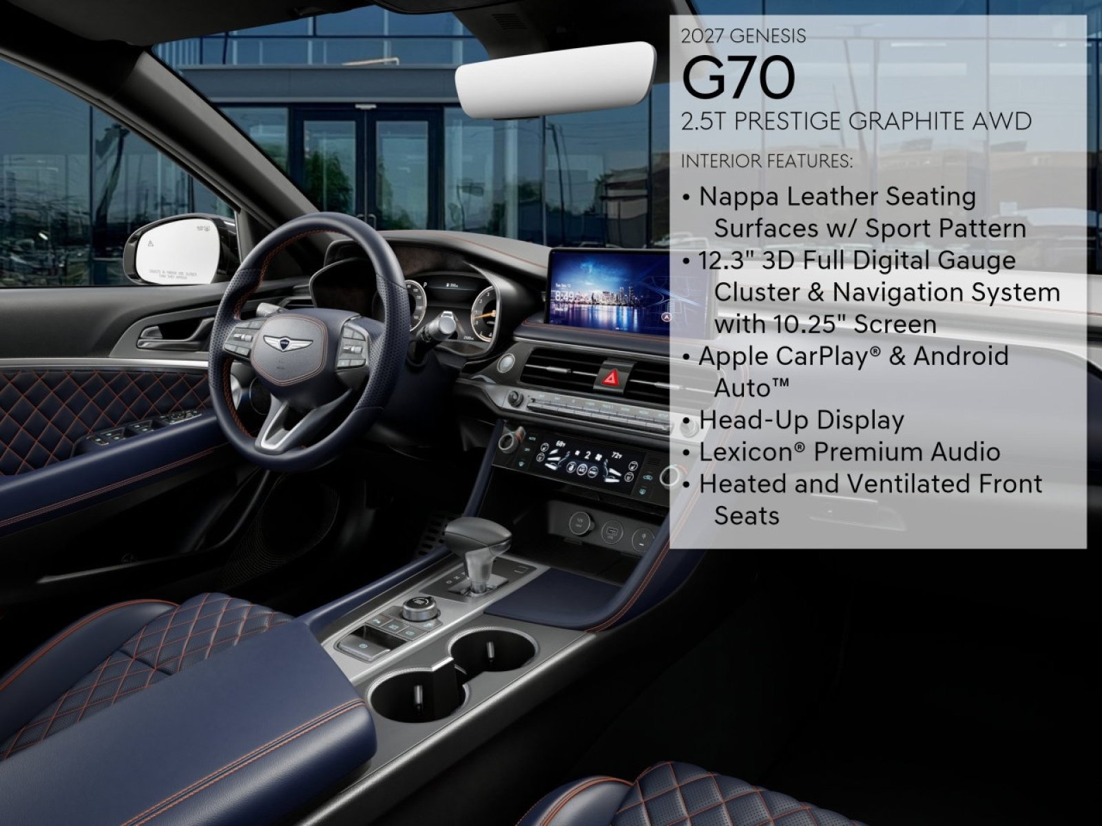 New 2027 Genesis G70 2.5T Prestige AWD/4WD image 15