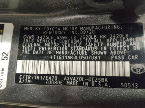 Used 2020 Toyota Camry SE FWD image 33
