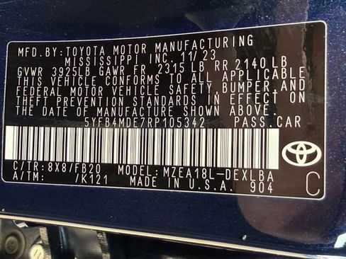 Used 2024 Toyota Corolla LE FWD image 23