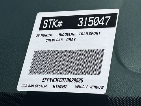 New 2026 Honda Ridgeline TrailSport image 22