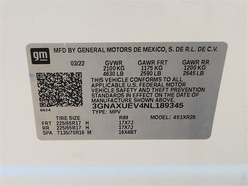 Used 2022 Chevrolet Equinox LT image 21