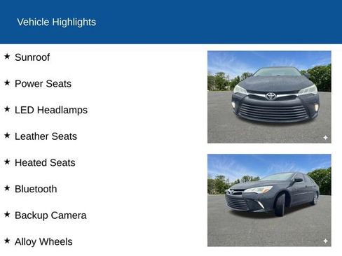 Used 2017 Toyota Camry XLE w/ Protection Package (Q2) FWD image 2