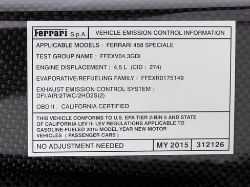 Used 2015 Ferrari 458 Speciale Coupe image 42