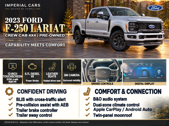 Used 2023 Ford F250 Lariat w/ Sport Appearance Package AWD/4WD image 6