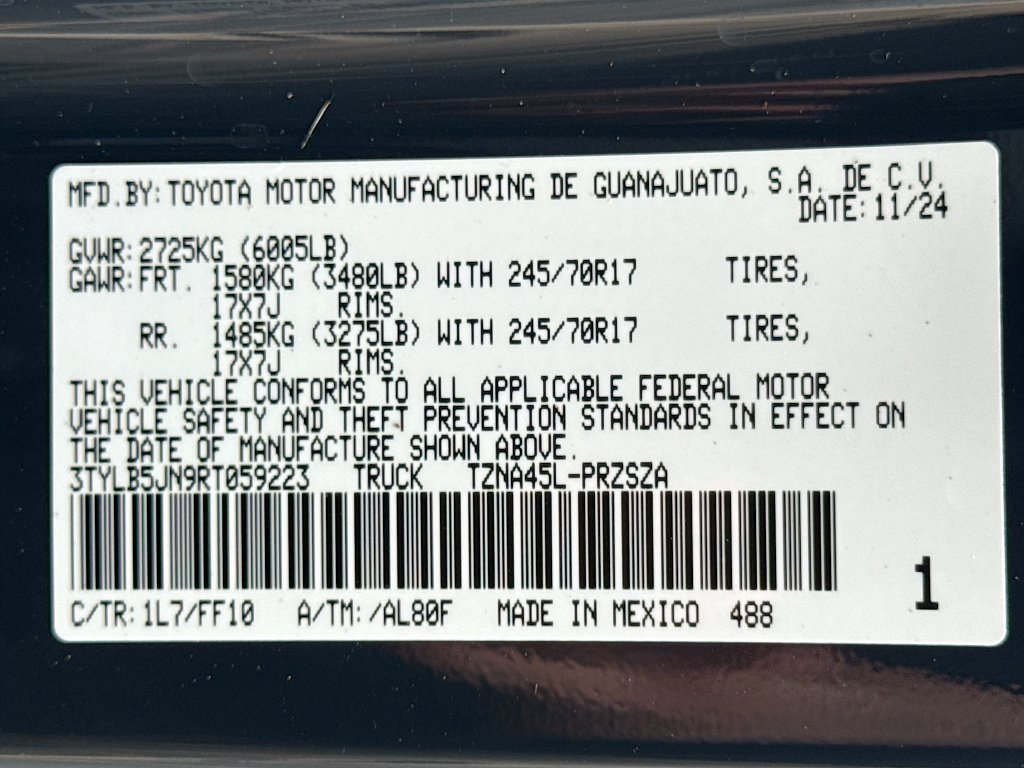 Used 2024 Toyota Tacoma SR5 AWD/4WD image 38