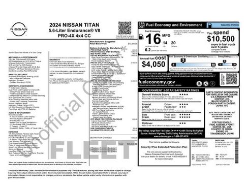 Used 2024 Nissan Titan PRO-4X w/ Pro-4x Convenience Package image 38