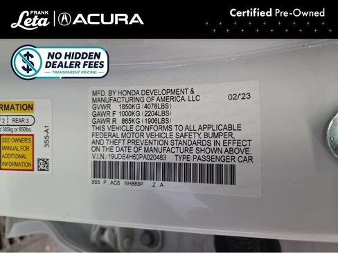 Used 2023 Acura Integra A-Spec FWD image 27