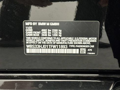 Used 2026 BMW M3 Competition w/ Carbon Package AWD/4WD image 34