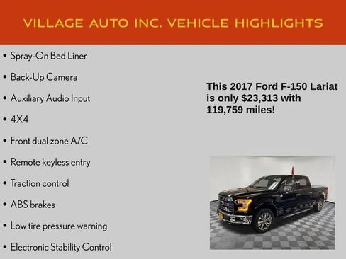 Used 2017 Ford F150 Lariat w/ Equipment Group 502A Luxury AWD/4WD image 21