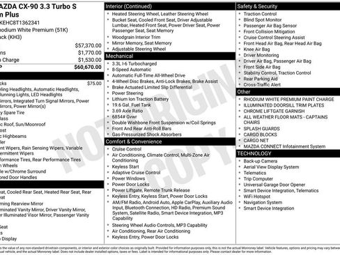 New 2026 MAZDA CX-90 3.3 Turbo S w/ Premium Plus image 6