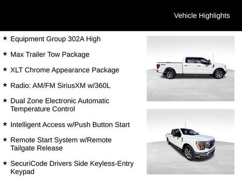 Used 2022 Ford F150 XLT w/ Equipment Group 302A High image 13