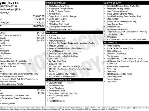 Used 2025 Toyota RAV4 LE FWD image 2