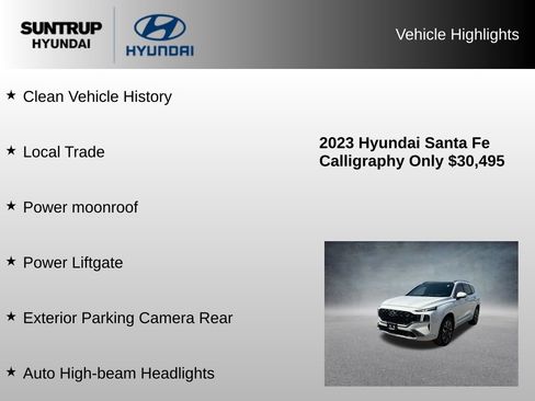 Used 2023 Hyundai Santa Fe Calligraphy AWD/4WD image 8