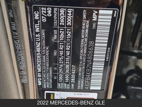 Used 2022 Mercedes-Benz GLE 350 4MATIC image 32