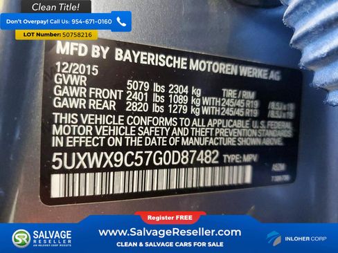 Used 2016 BMW X3 xDrive28i AWD/4WD image 17
