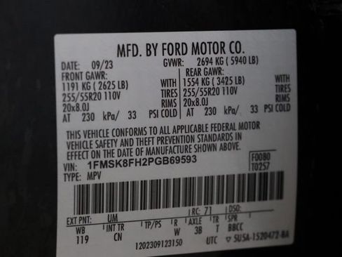 Used 2023 Ford Explorer Limited AWD/4WD image 40