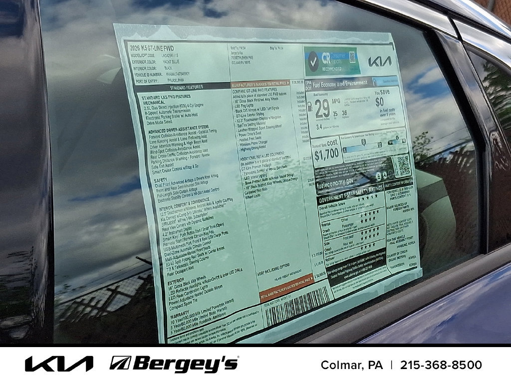 New 2026 Kia K5 GT-Line w/ GT-Line Premium Package FWD image 22