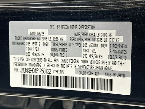 Used 2025 MAZDA CX-90 3.3 Turbo w/ Preferred Package AWD/4WD image 12