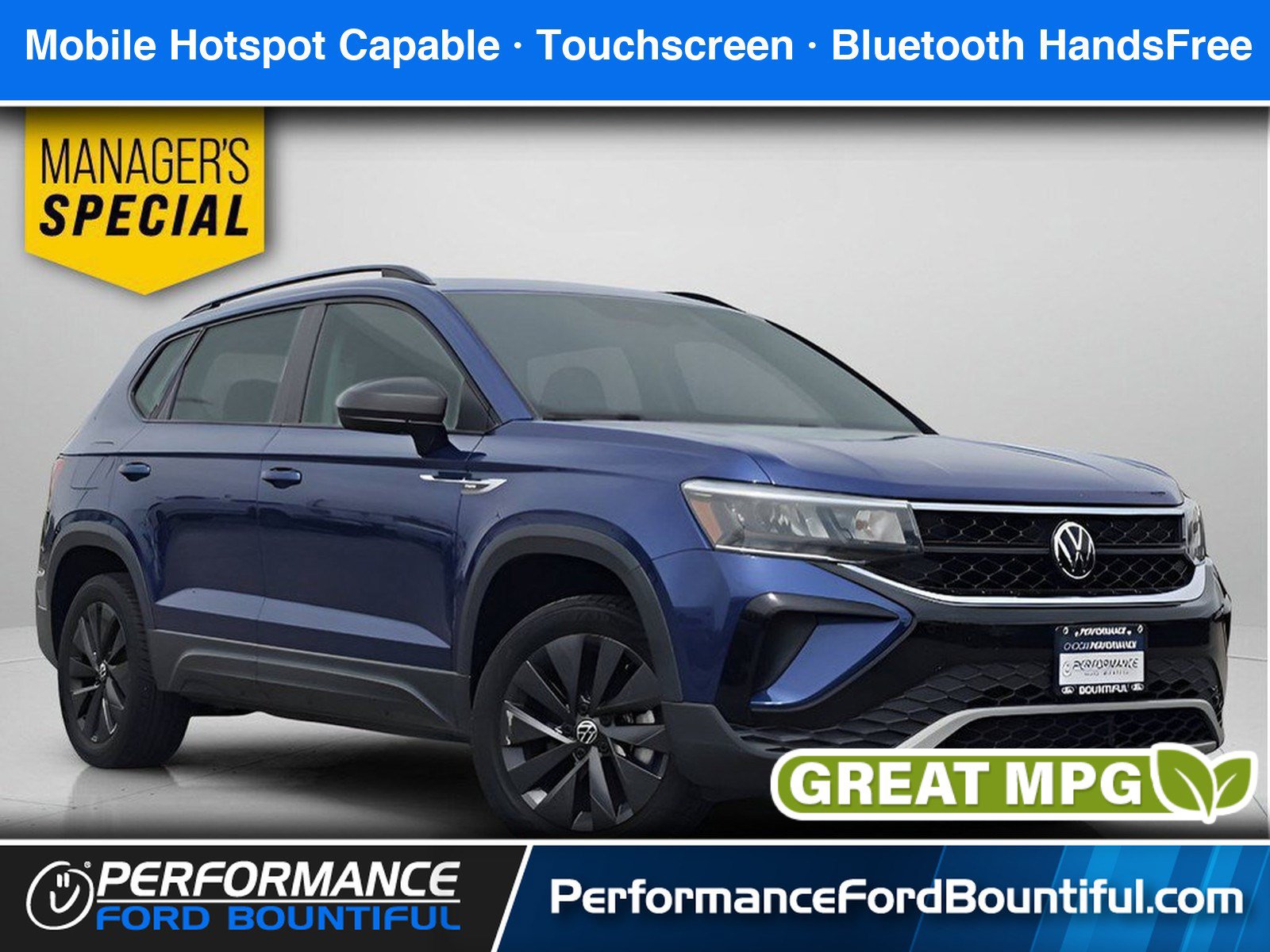 Used 2023 Volkswagen Taos S w/ Driver Assistance Package FWD image 1