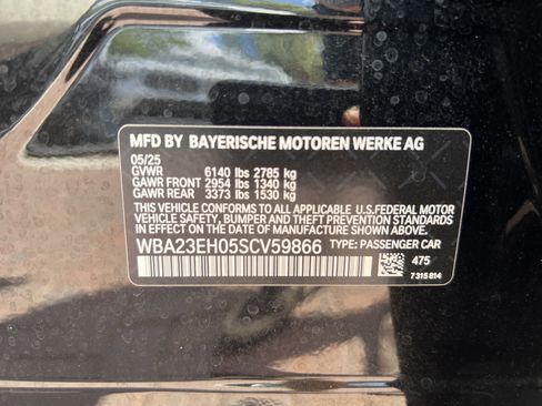 Certified 2025 BMW 740i RWD image 35