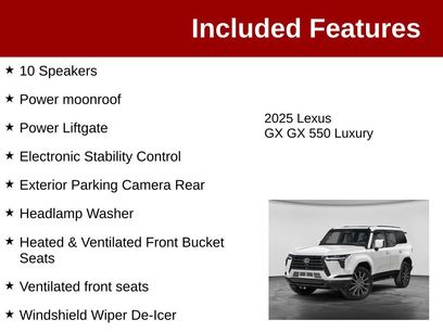 Used 2025 Lexus GX 550 w/ Accessory Package (Z1)