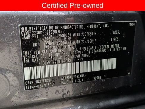 Certified 2025 Toyota RAV4 LE AWD/4WD image 29