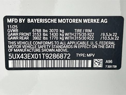 New 2026 BMW X6 M60i AWD/4WD image 34