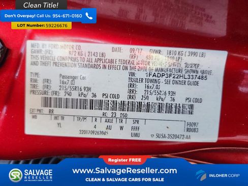 Used 2017 Ford Focus SE FWD image 16