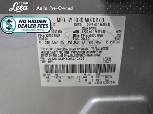 Used 2013 Lincoln MKX AWD image 29