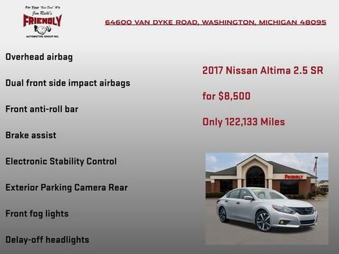Used 2017 Nissan Altima 2.5 SR image 10
