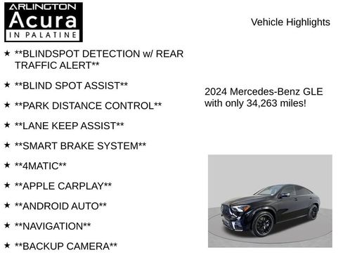 Used 2024 Mercedes-Benz GLE 53 AMG 4MATIC Coupe image 7