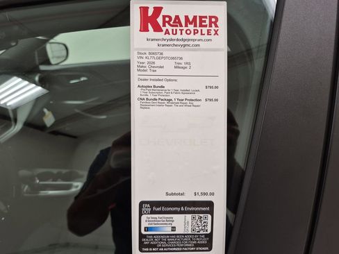 New 2026 Chevrolet Trax RS w/ Driver Confidence Package image 35