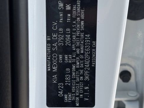 Certified 2023 Kia Forte LXS w/ LXS Technology Package image 13