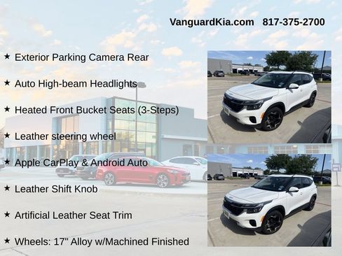 Certified 2025 Kia Seltos EX w/ EX Sunroof Package FWD image 9