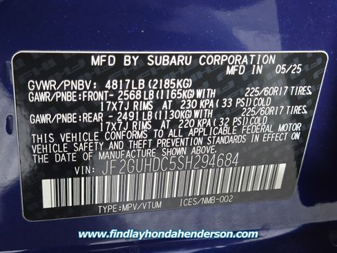 Used 2025 Subaru Crosstrek 2.0i Premium w/ Crosstrek Mirror Package AWD/4WD image 13