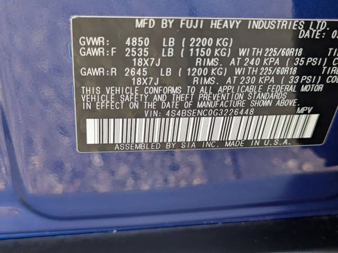 Used 2016 Subaru Outback 3.6R Limited image 32