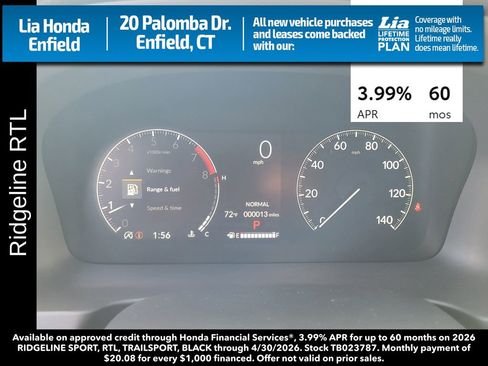 New 2026 Honda Ridgeline RTL image 21