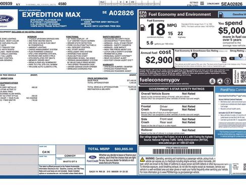 Used 2025 Ford Expedition Max Platinum AWD/4WD image 43
