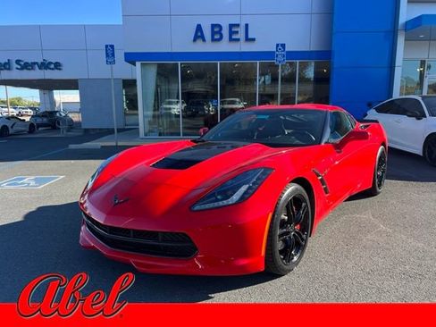 Used 2017 Chevrolet Corvette Stingray Coupe w/ Carbon Flash Badge Package RWD image 1