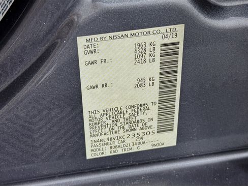 Used 2019 Nissan Altima 2.5 S image 39