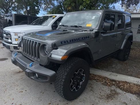 Used 2023 Jeep Wrangler Unlimited Rubicon 4xe w/ Cold Weather Group image 3