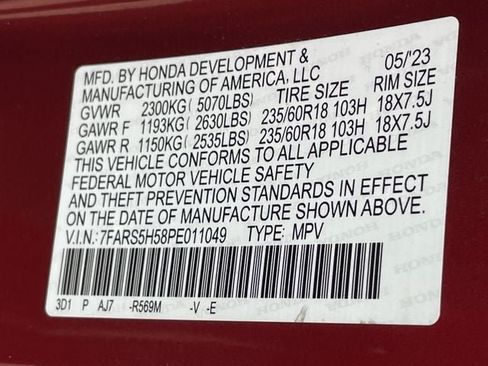 Certified 2023 Honda CR-V Sport image 31