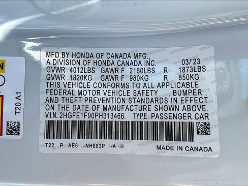 Used 2023 Honda Civic Touring image 19