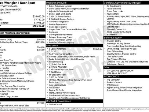New 2026 Jeep Wrangler Unlimited Sport AWD/4WD image 6